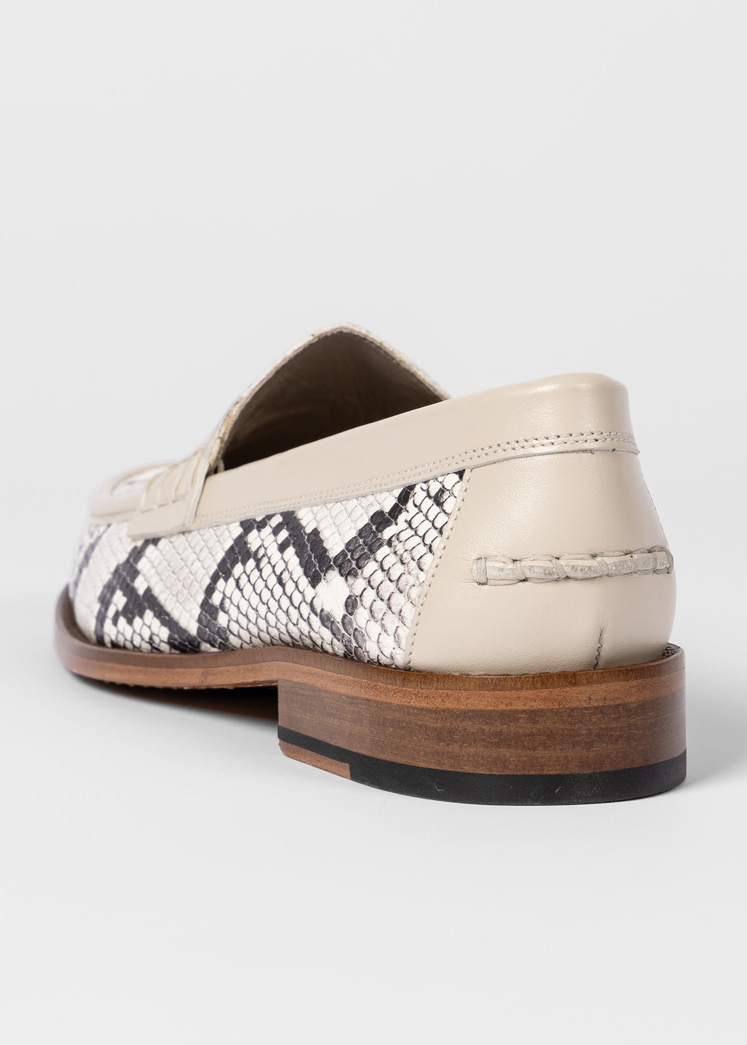 'Laida' Off White Loafers - 4