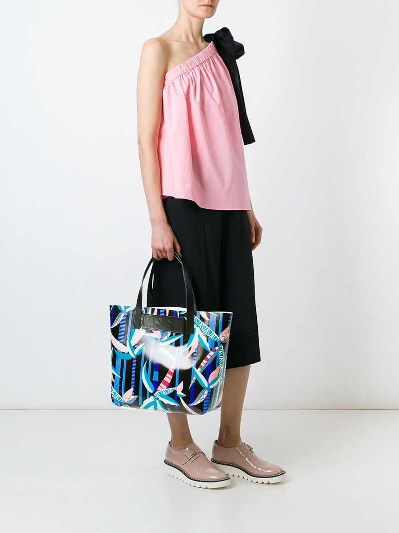 MSGM graphic print tote outlook