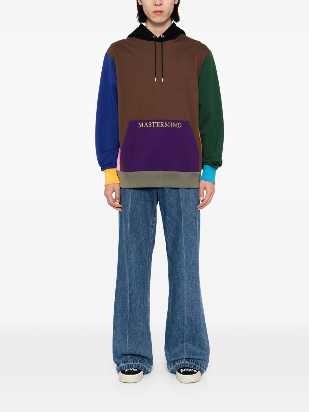 patchwork hoodie - 2