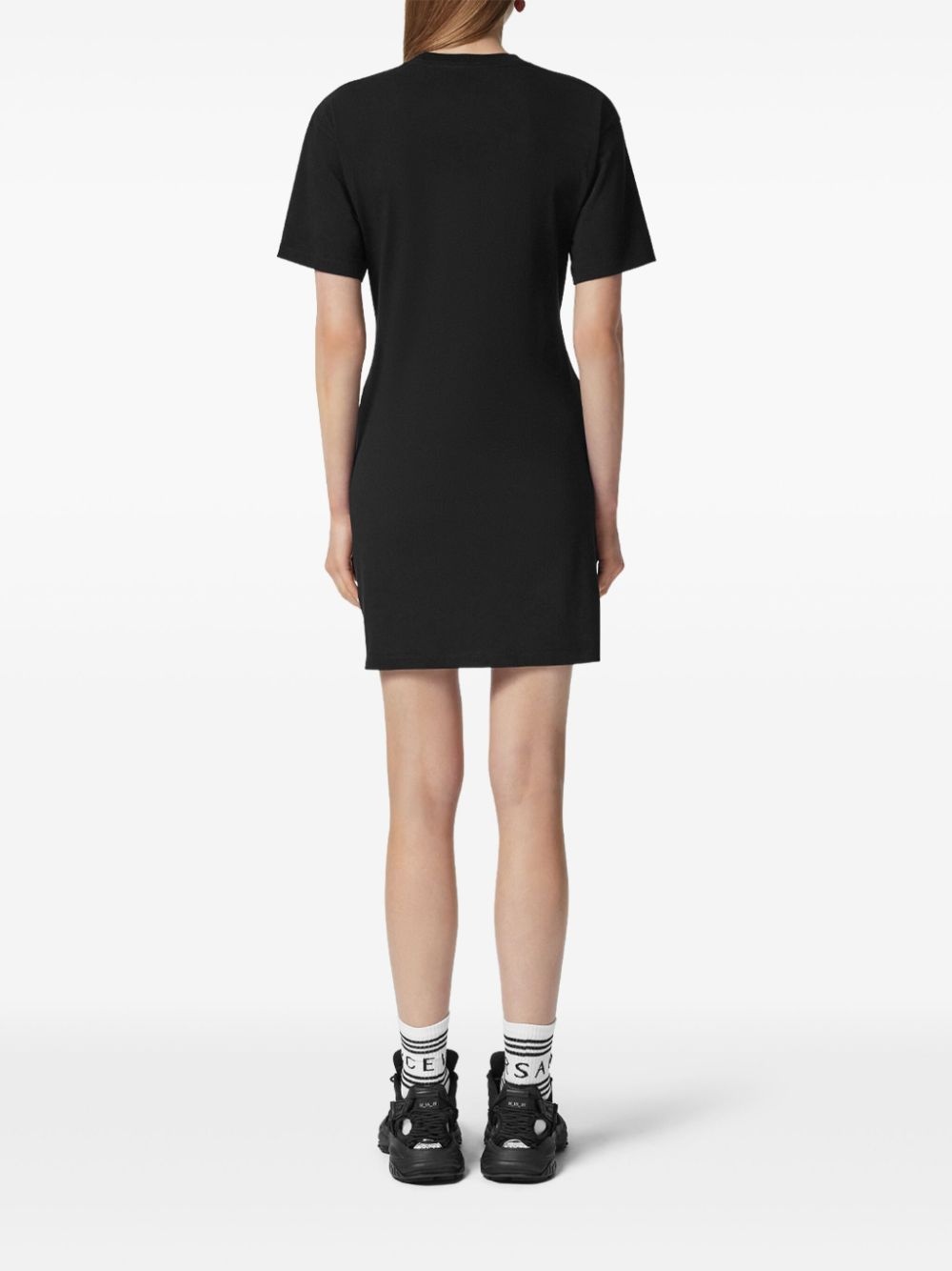 logo-print mini dress - 3