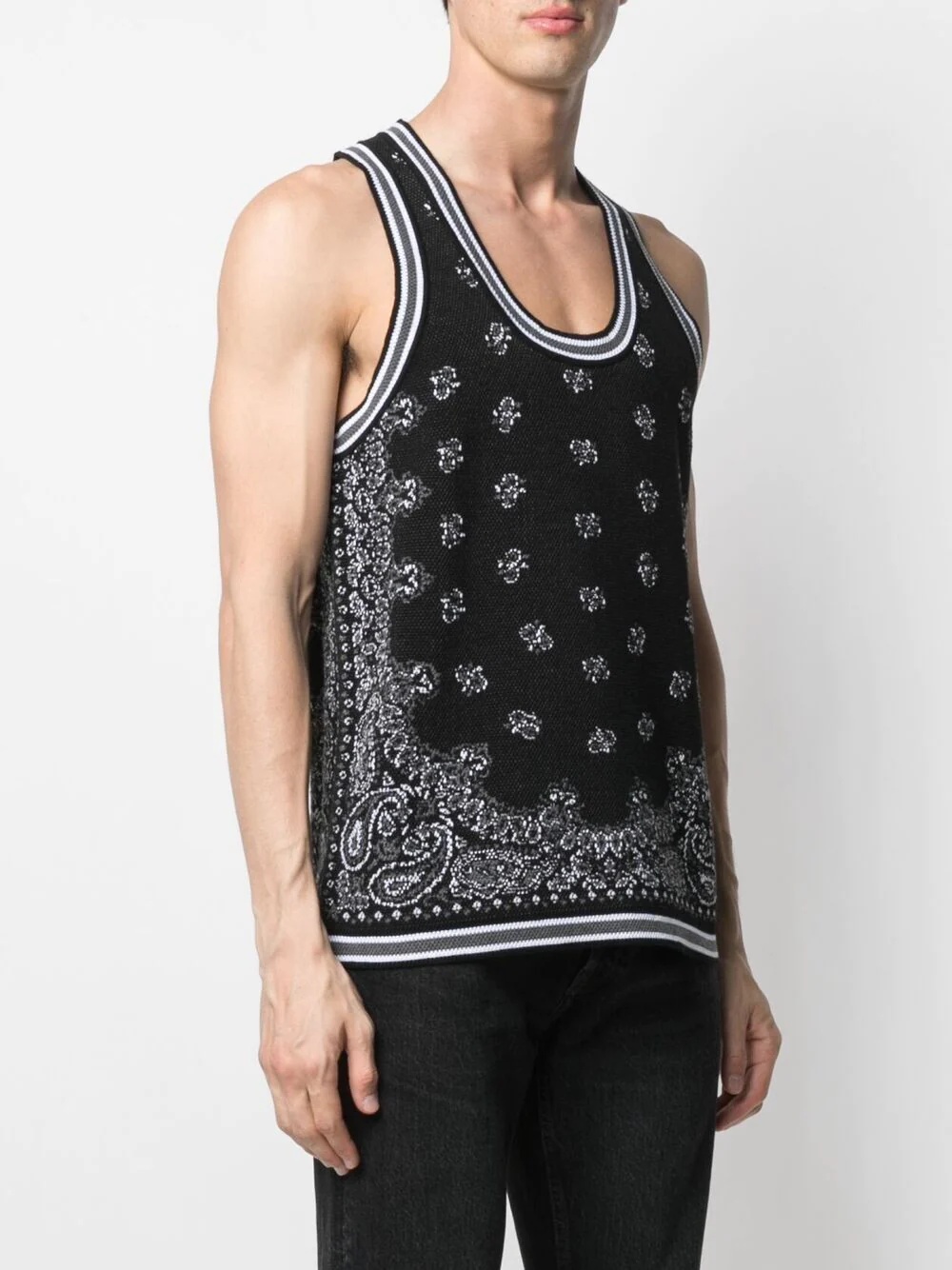 paisley tank top - 3