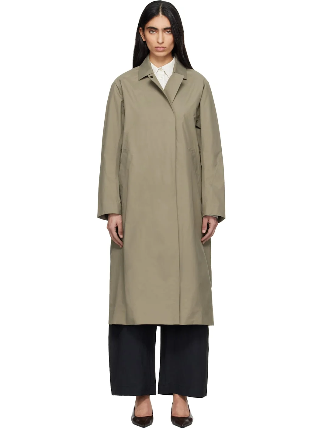 Beige Nitra Trench Coat - 1
