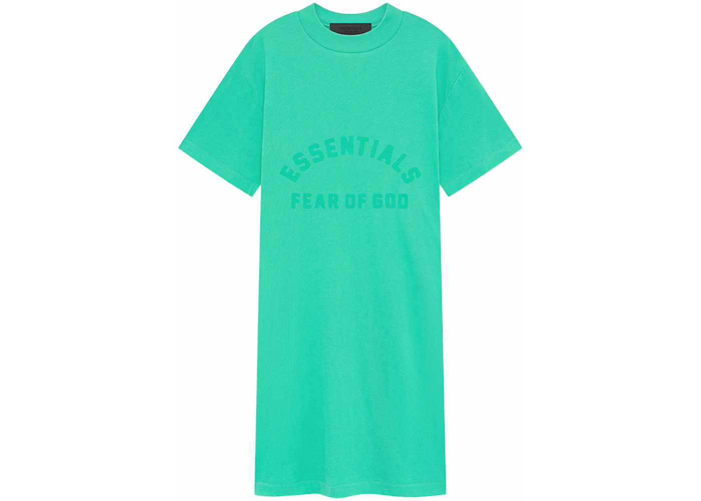 Fear of God Essentials Women's 3/4 Sleeve Dress Mint Leaf - 1