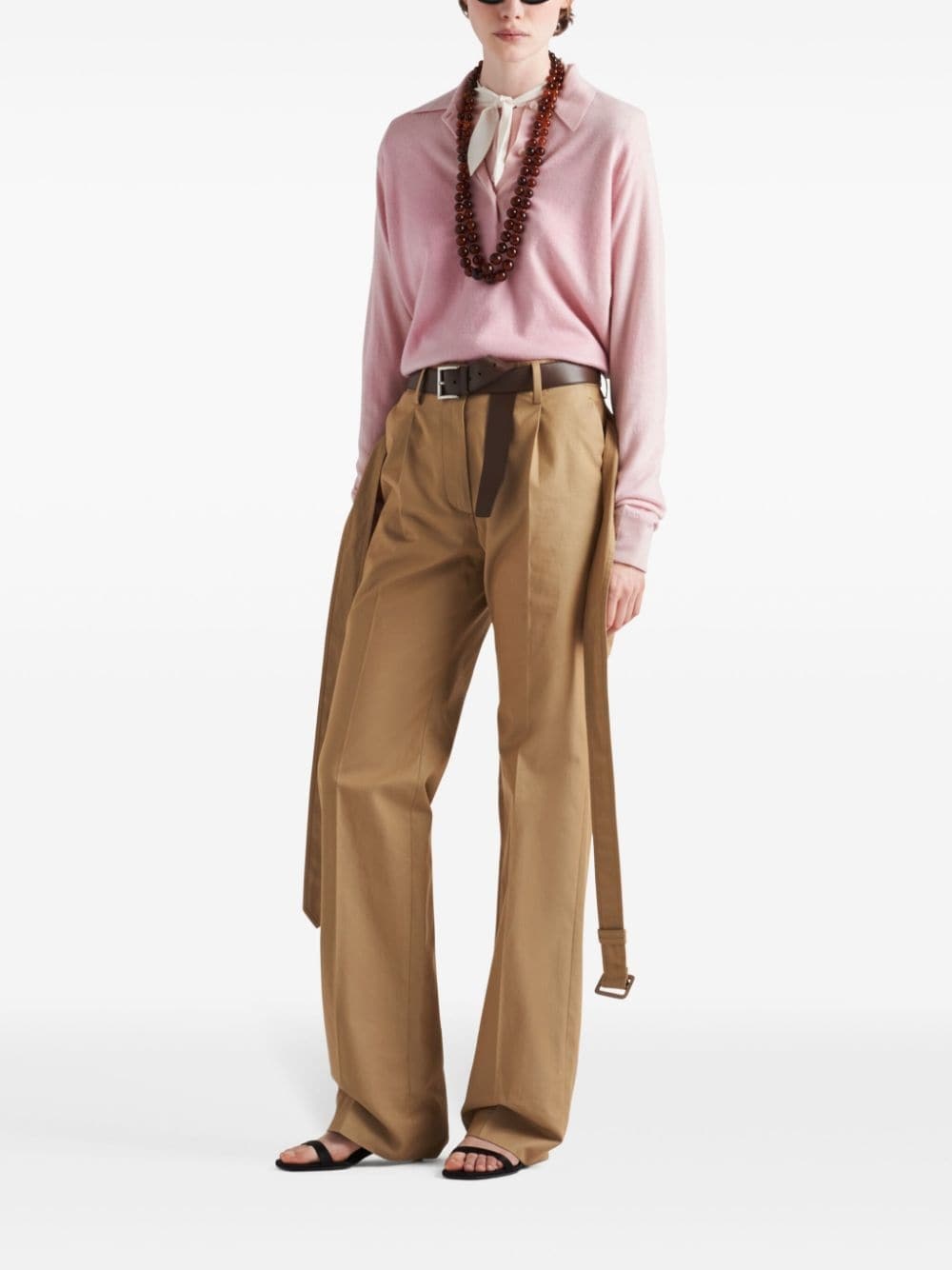 button-down silk shirt - 2