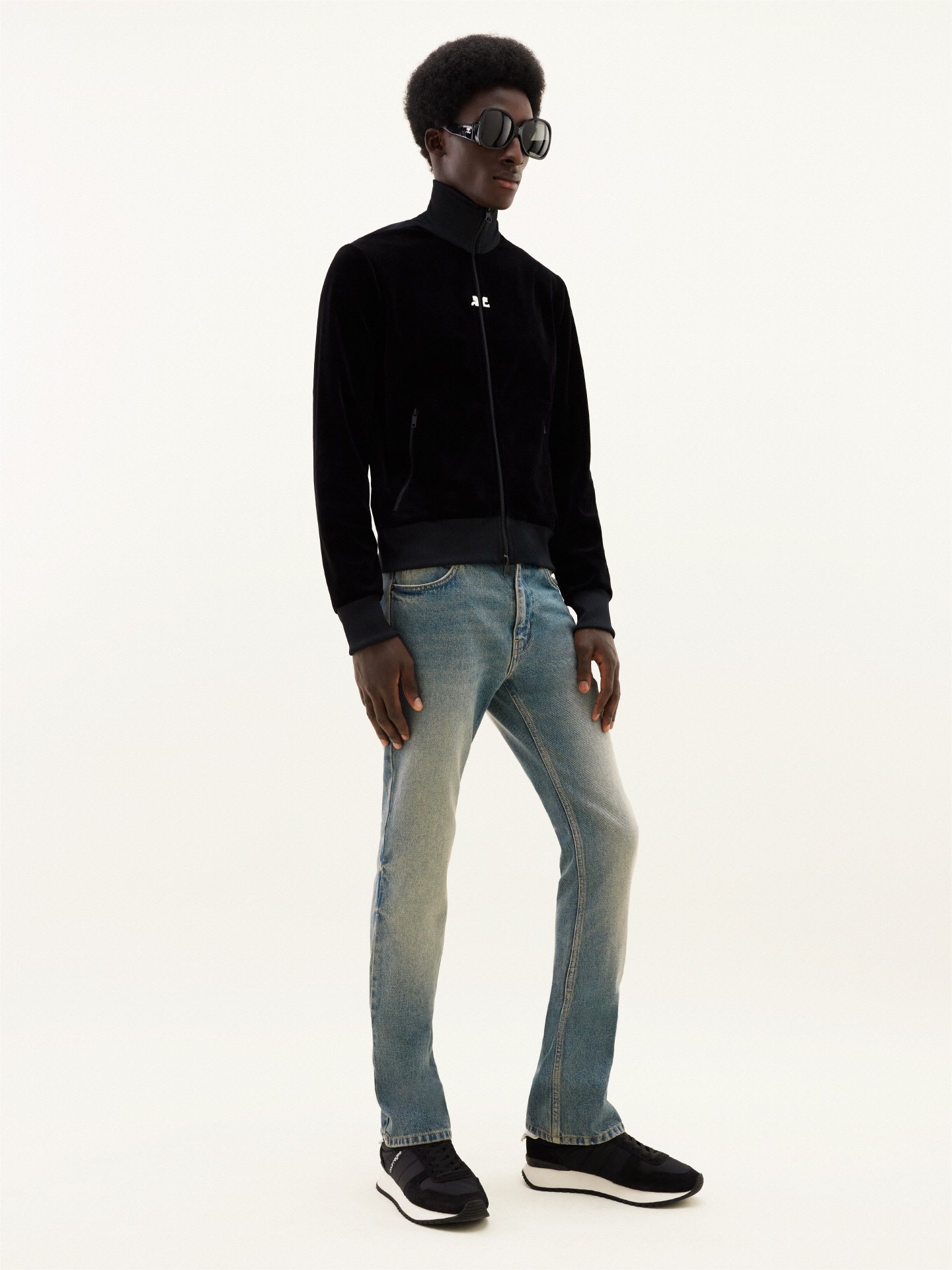 VELVET JOGGING JACKET - 3