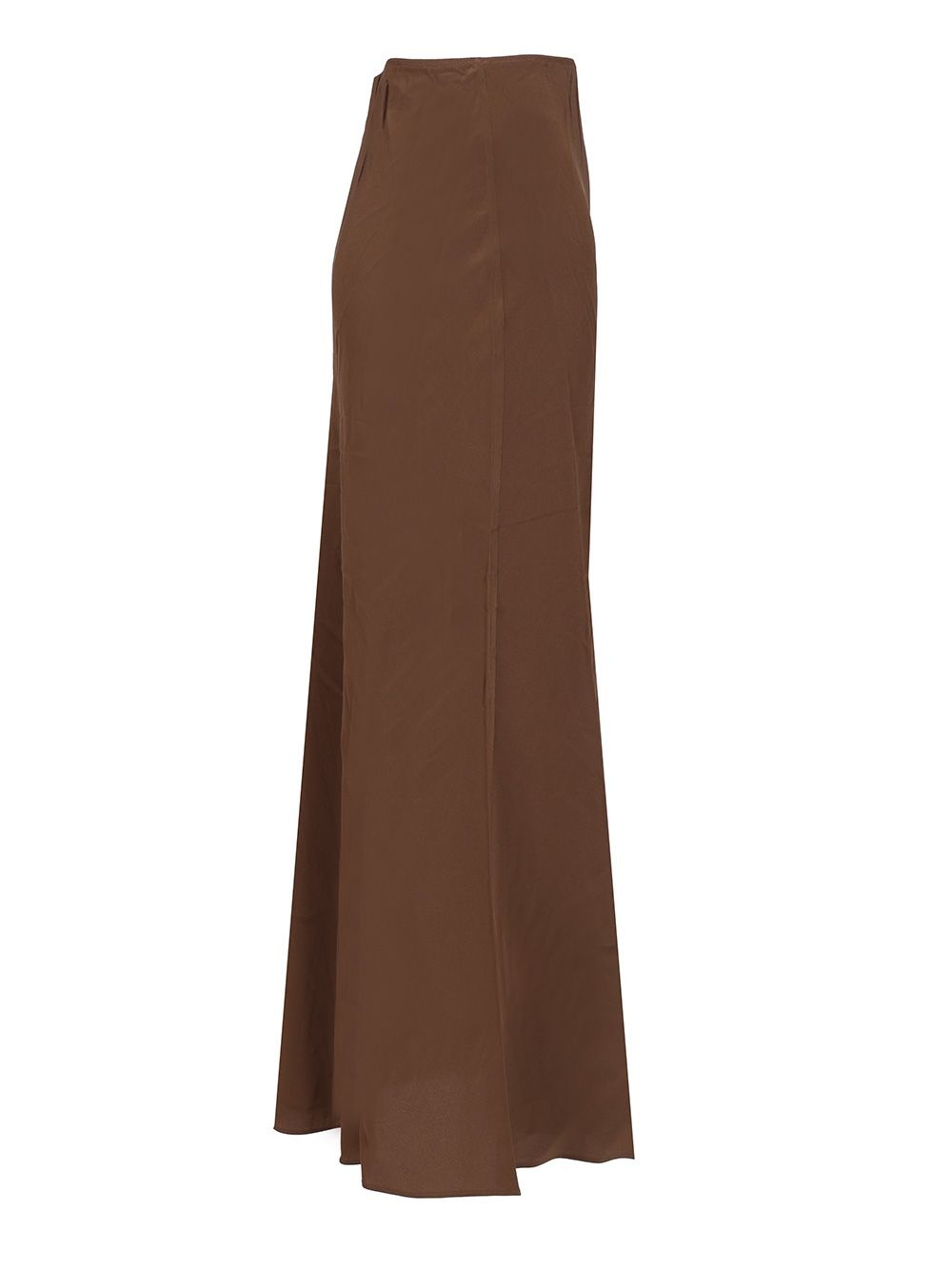 Bias Cut Skirt Skirts Brown - 3