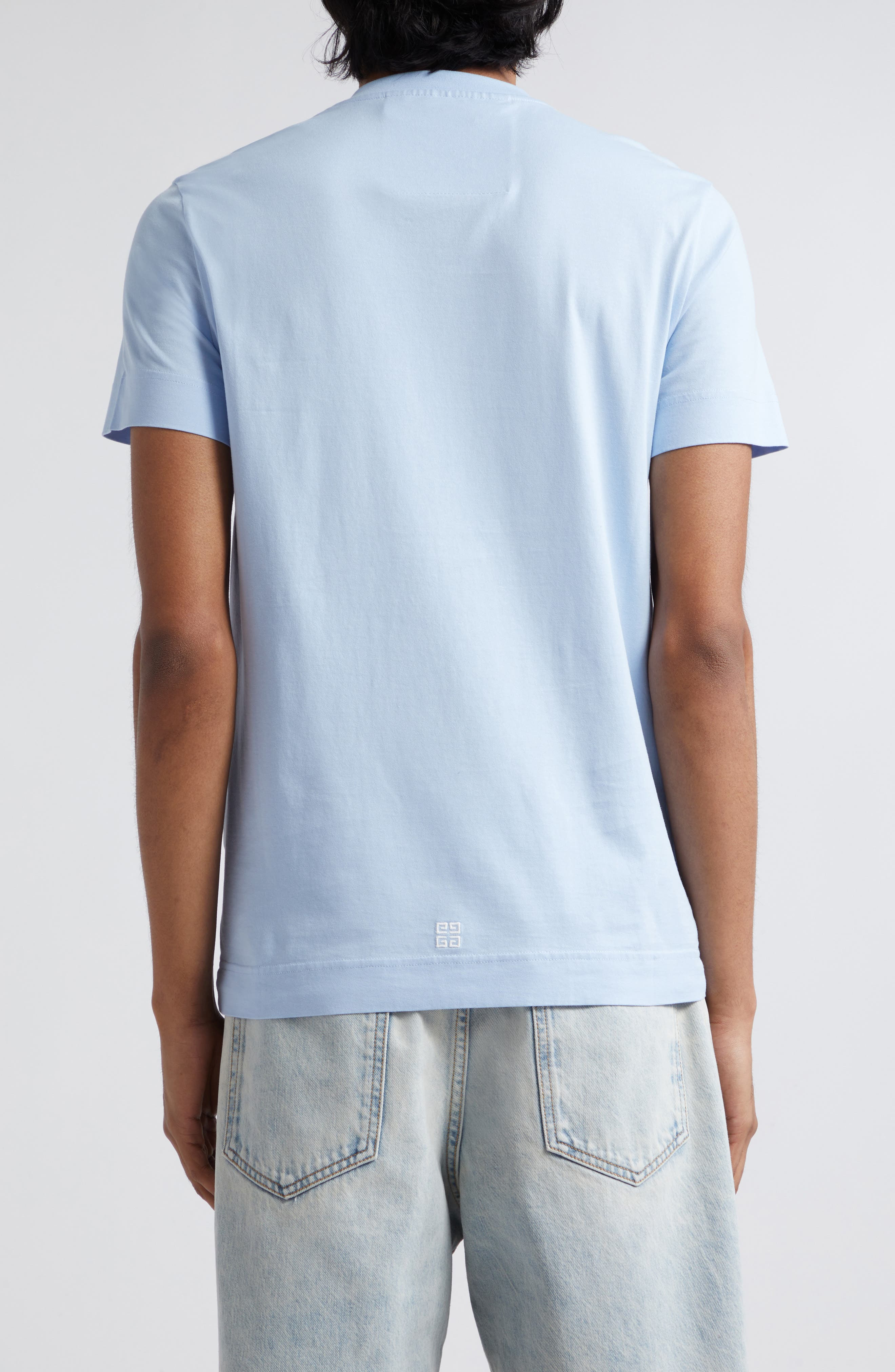 Slim Fit Logo Embroidered T-Shirt - 2