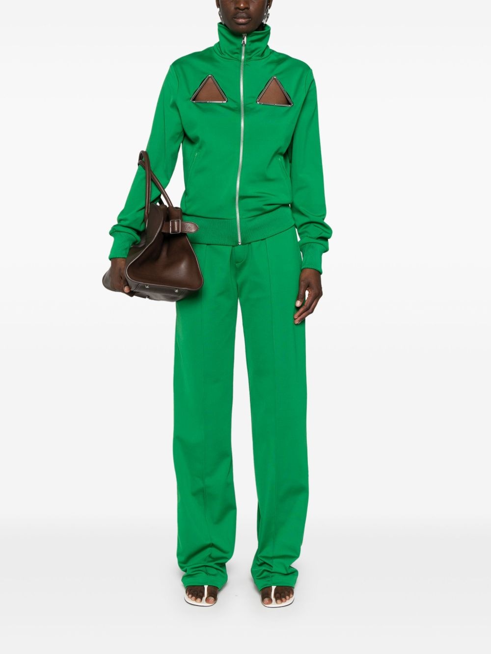 Triangle cut-out track jacket - 2