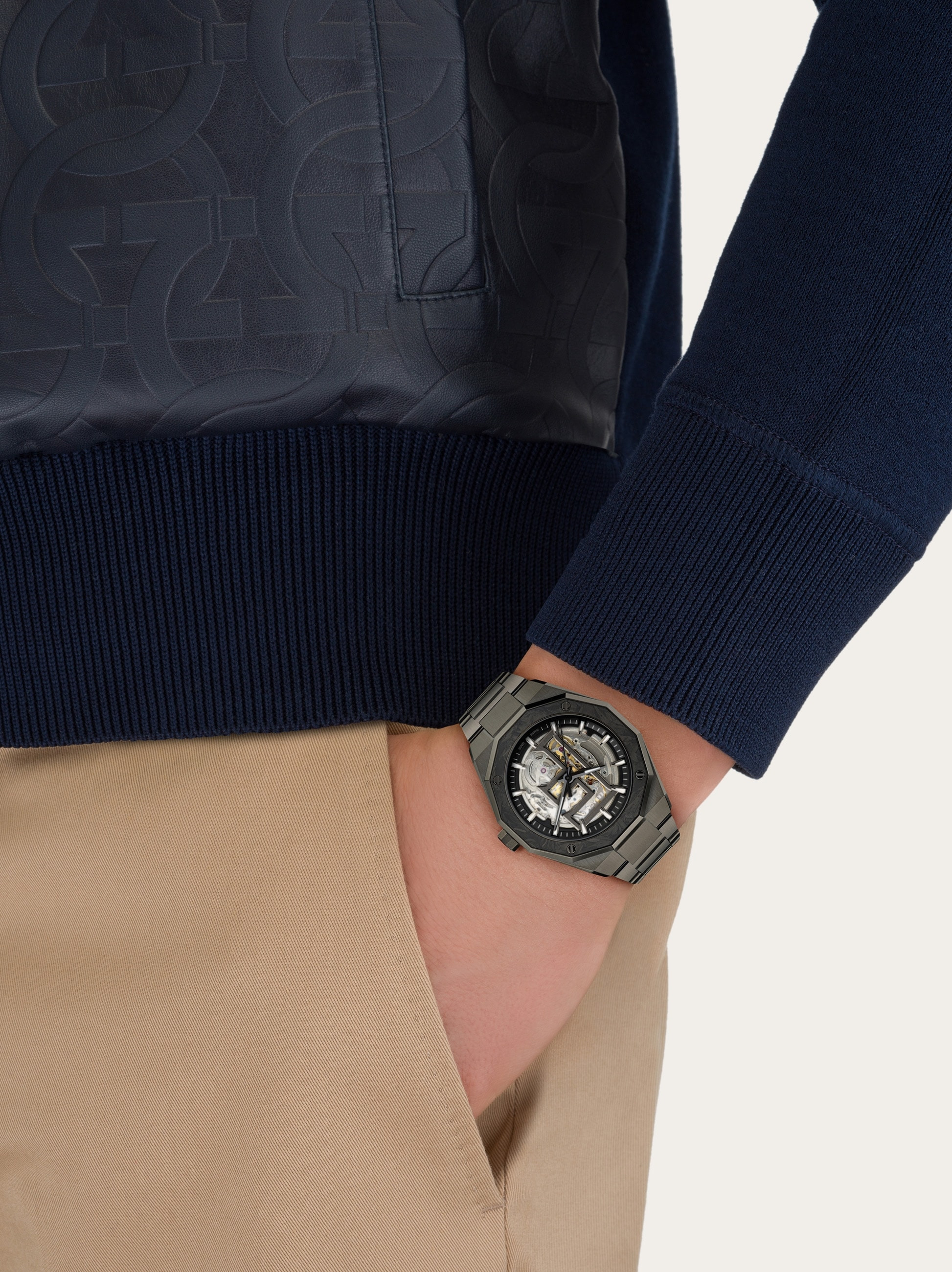 Ferragamo Edge Skeleton Watch - 4