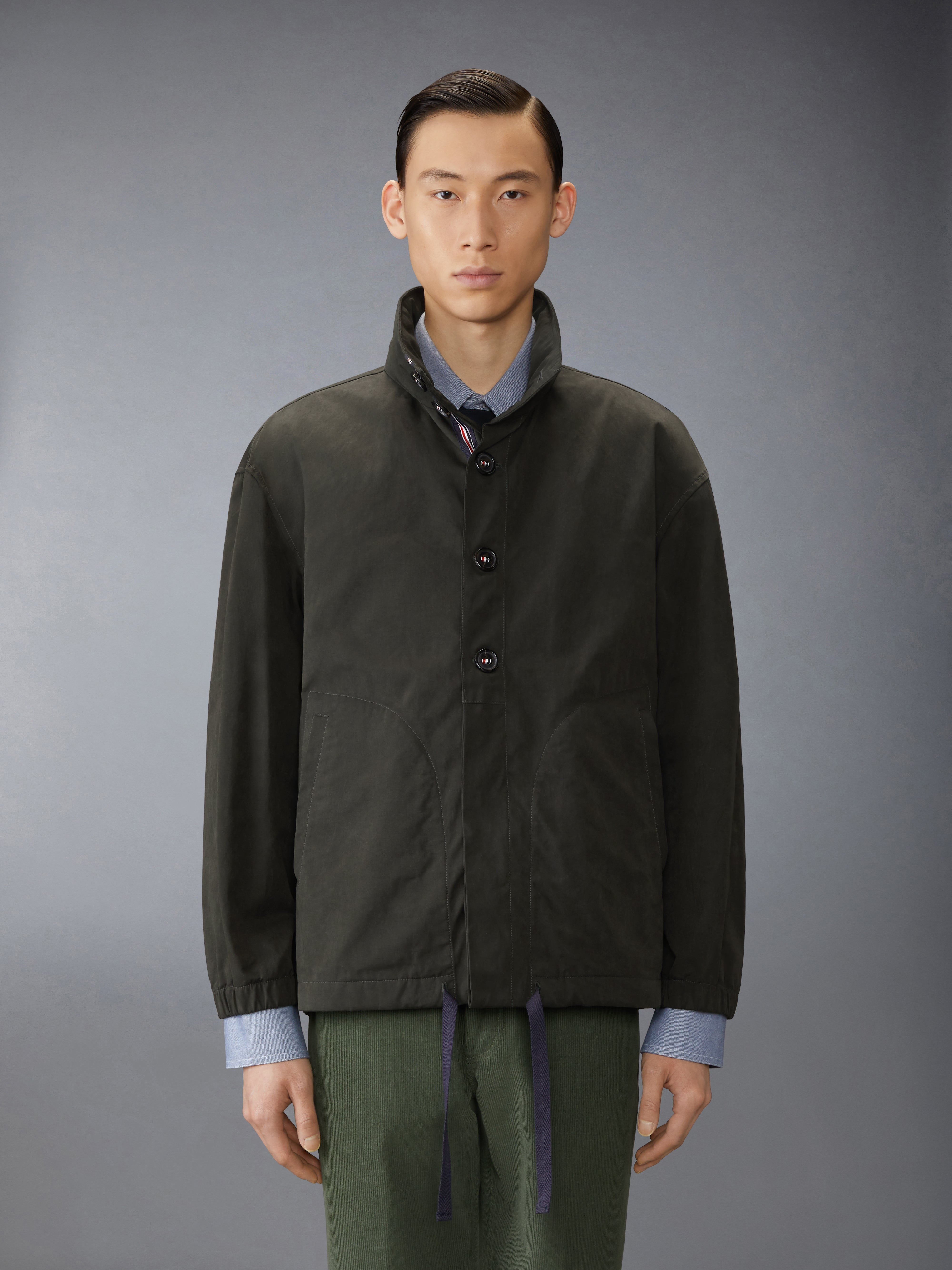 WAXED TECH HOODED ANORAK JACKET - 2