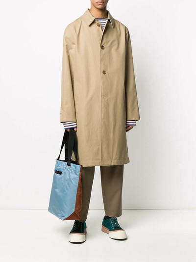 Marni single-breasted trench coat outlook