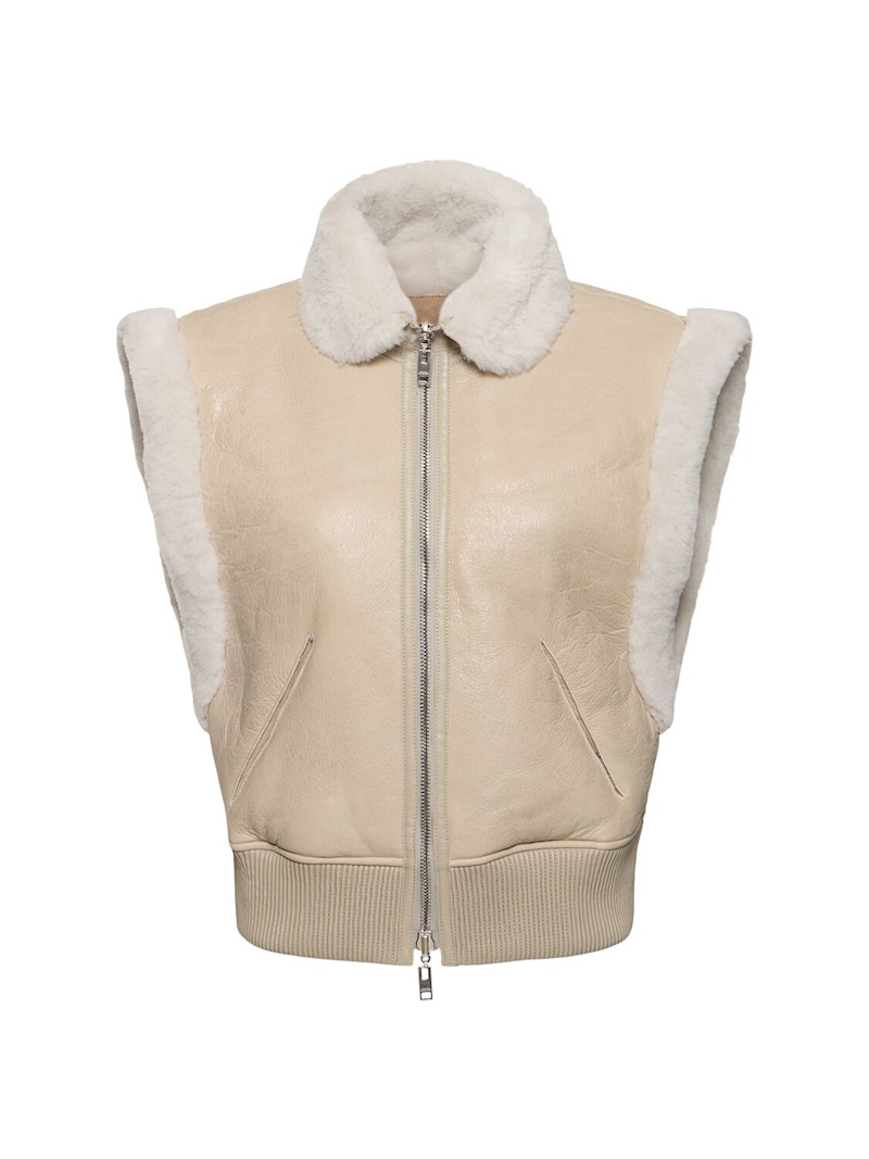 Isabel Marant(イザベルマラン)Edwina lamb shearling vest/Sale ISABEL MARANT Edwina Lamb Shearling Vest Isabel Marant