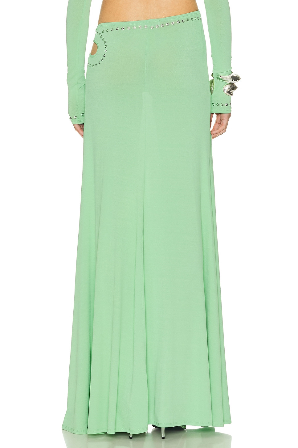 Cut Out Long Skirt - 4