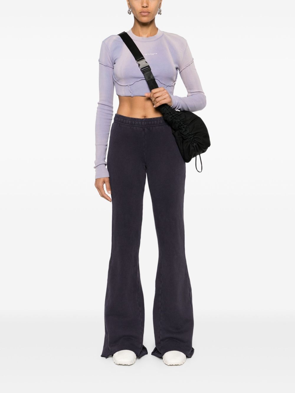 flared track pants - 2