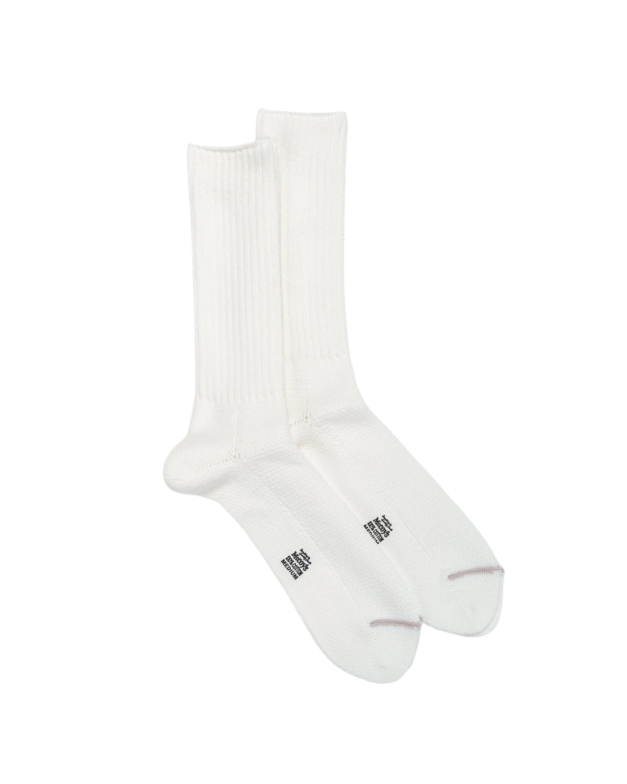 The Real McCoy’s MA22011 McCoy's 2PCS Pack Socks White - 1