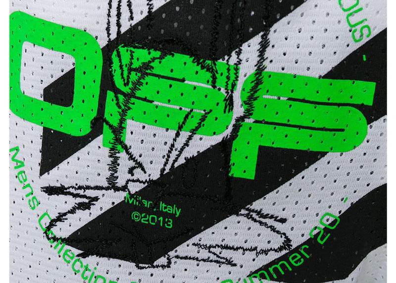 Off-White OFF-WHITE Harry The Bunny Mesh Shorts White/Multicolor outlook