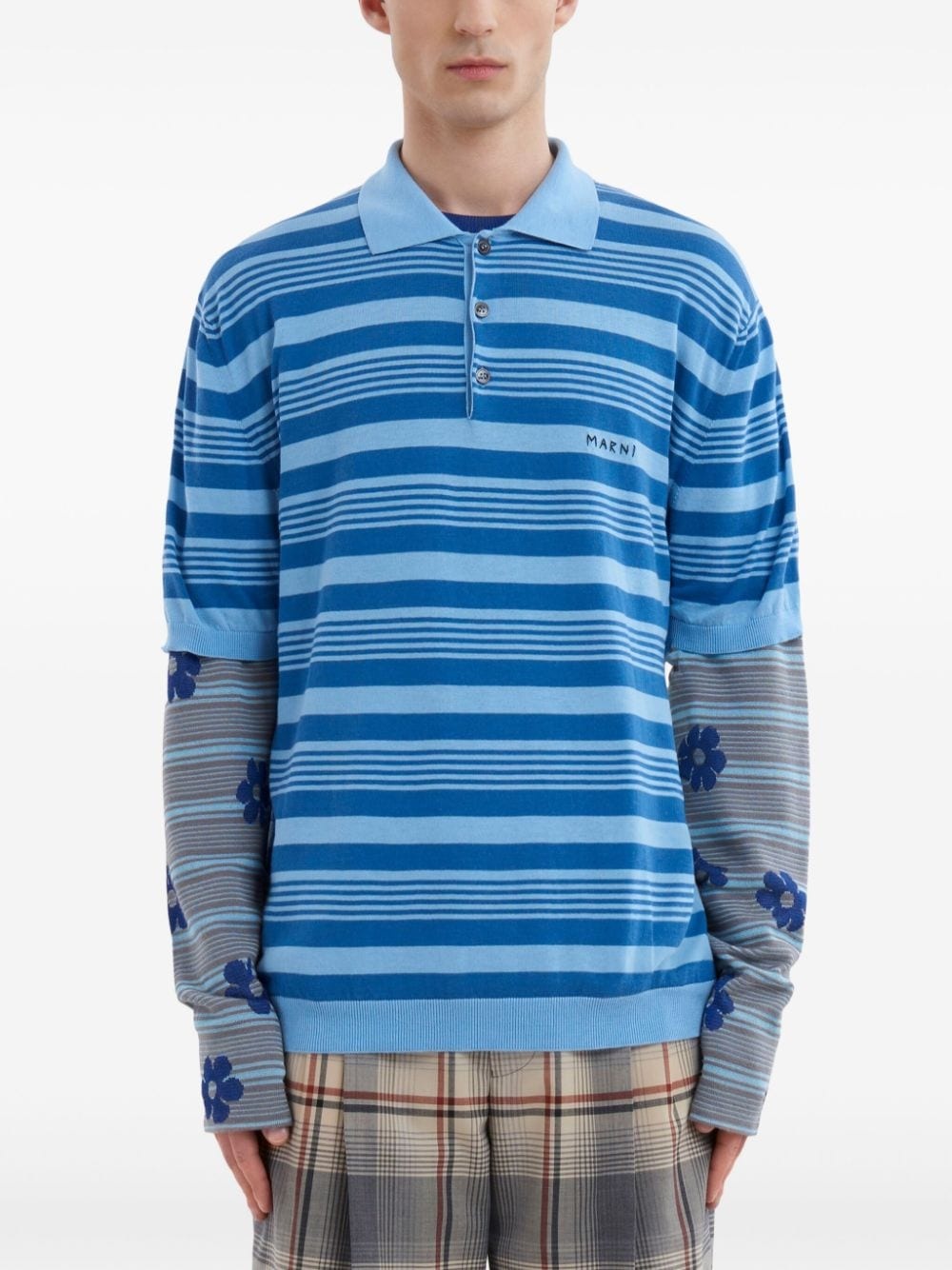 Mixed Stripe Polo Shirt - 3