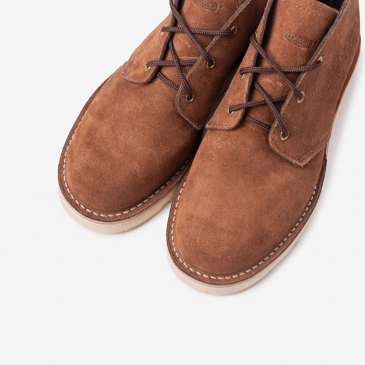 IHWE-CHUK-BRN Iron Heart Int'l x Wesco® - Chukka Boot - Brown Roughout - 5
