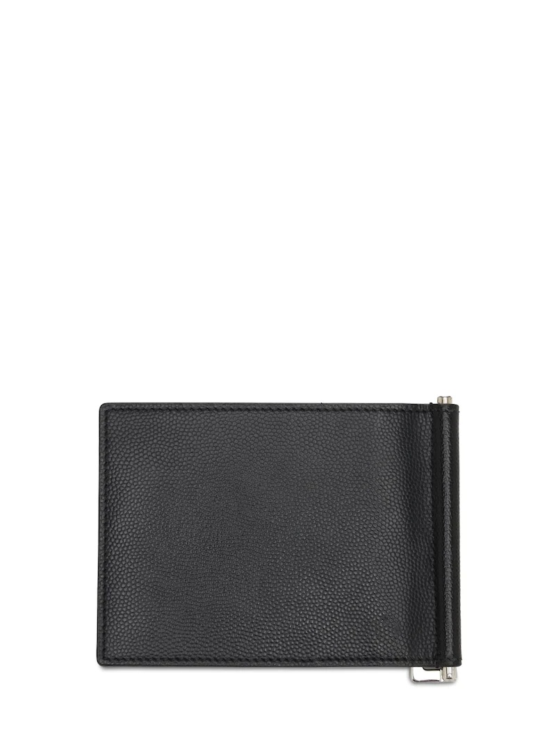 LOGO LEATHER BILL CLIP WALLET - 3