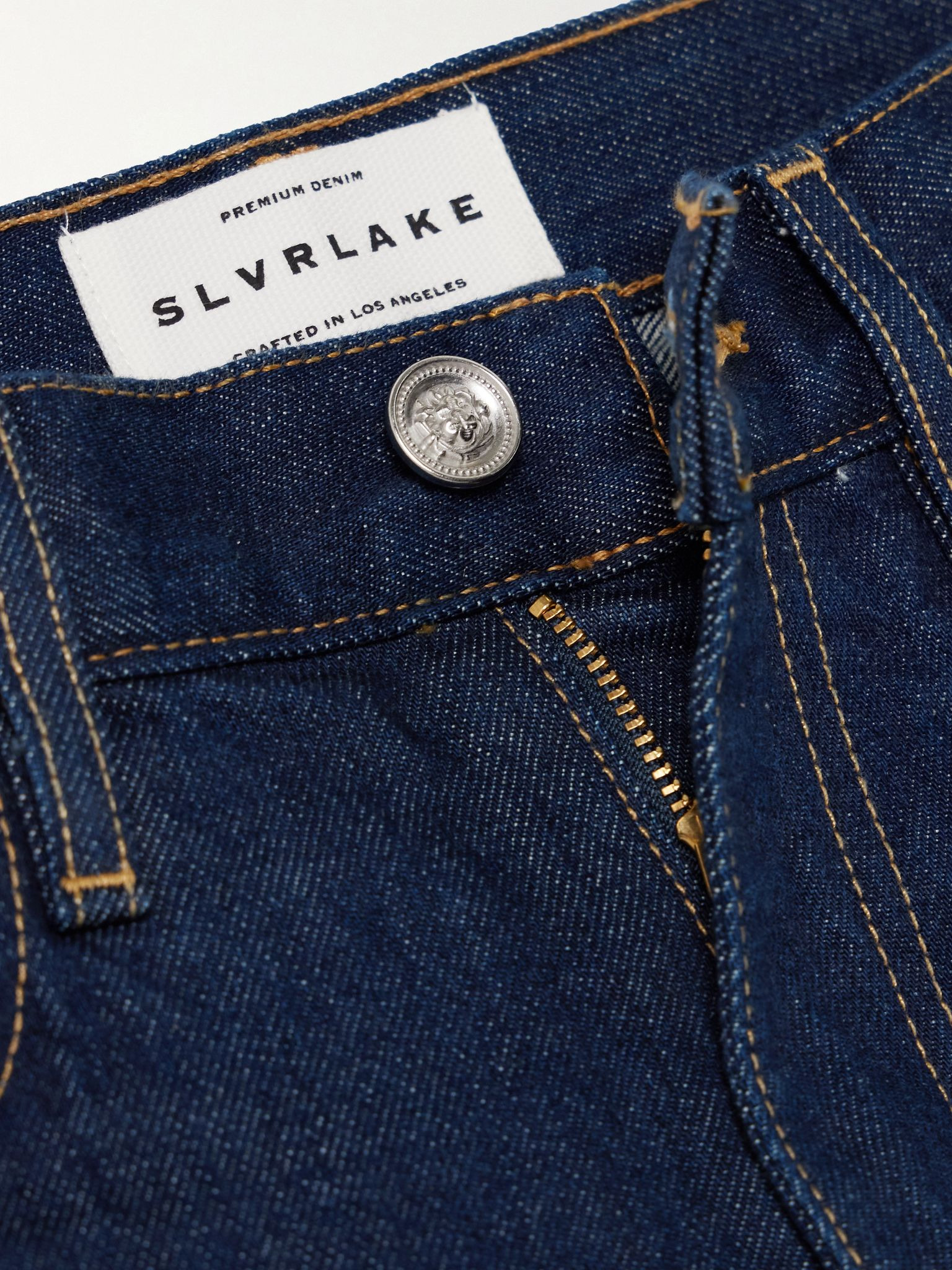 Selena high-rise wide-leg jeans Dark denim - 5