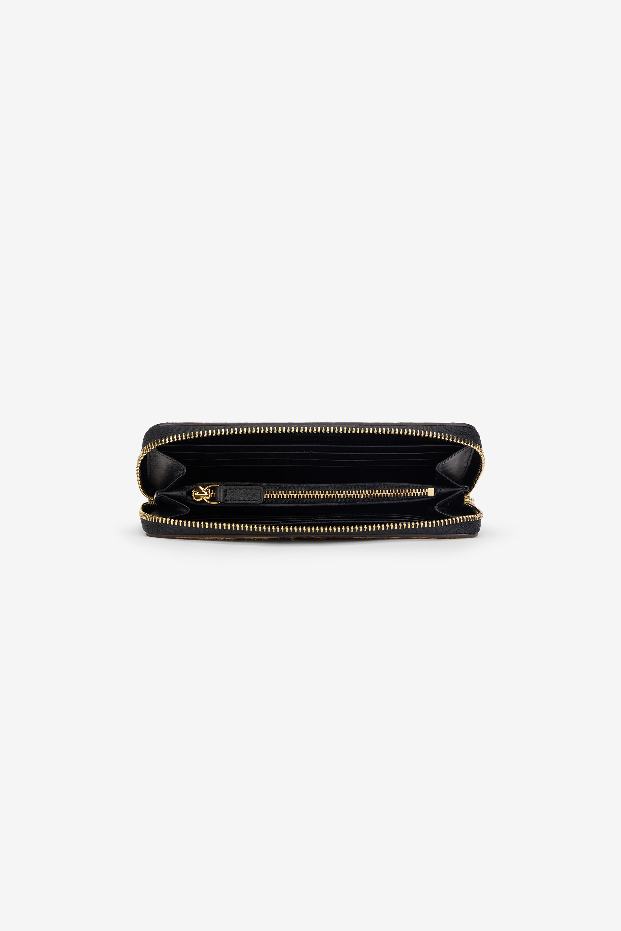 Jaguar Skin Print Zip-Around Wallet - 4