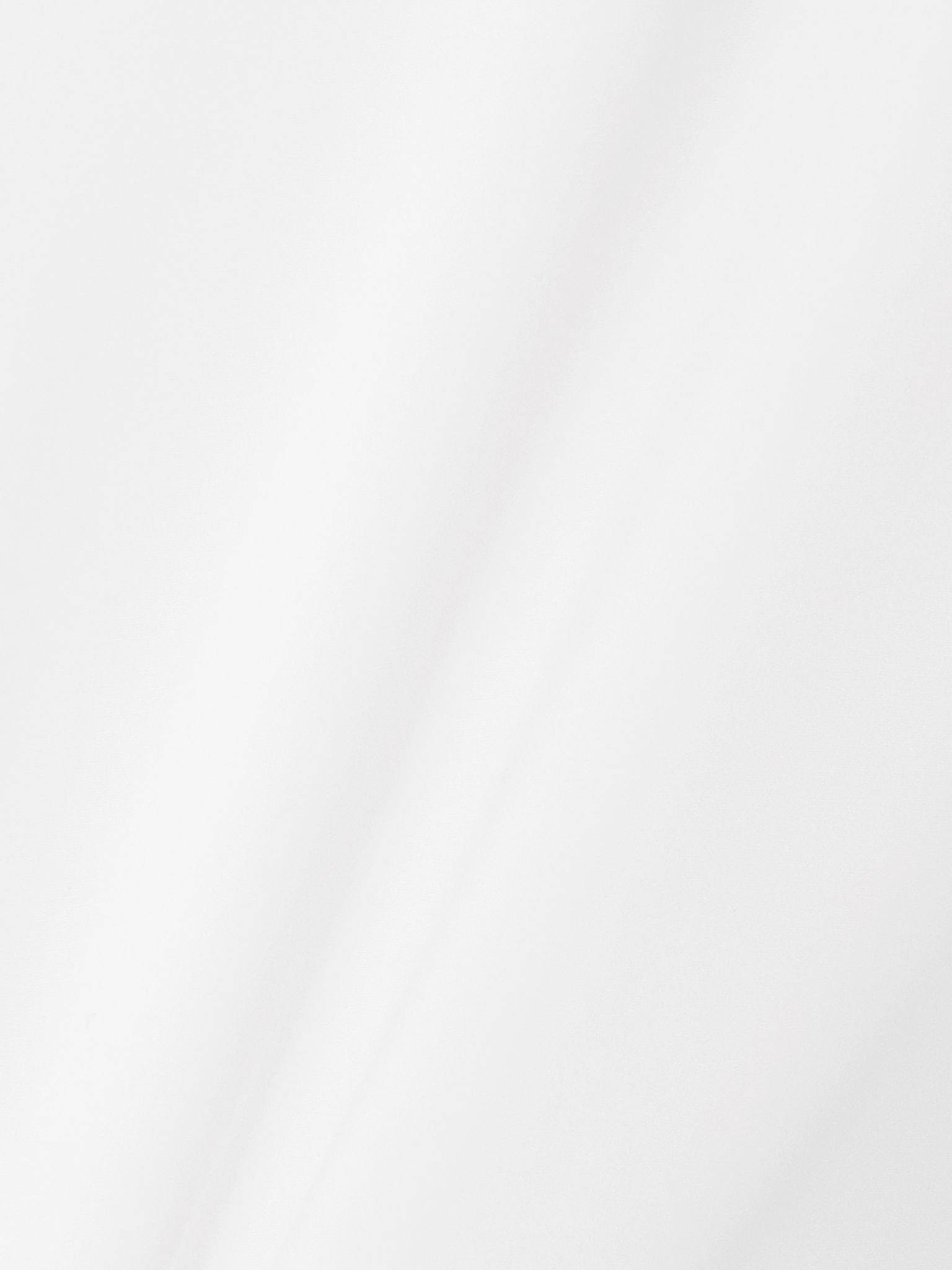 Cropped tie-front cotton-blend poplin shirt White - 4
