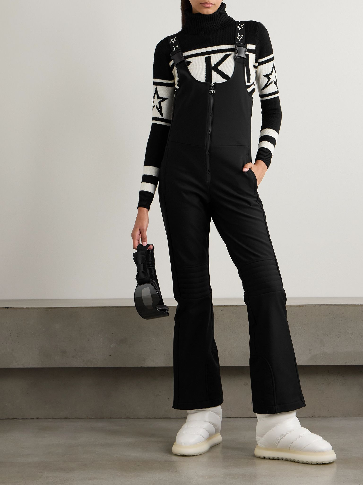 Stretch ski salopettes Black - 2