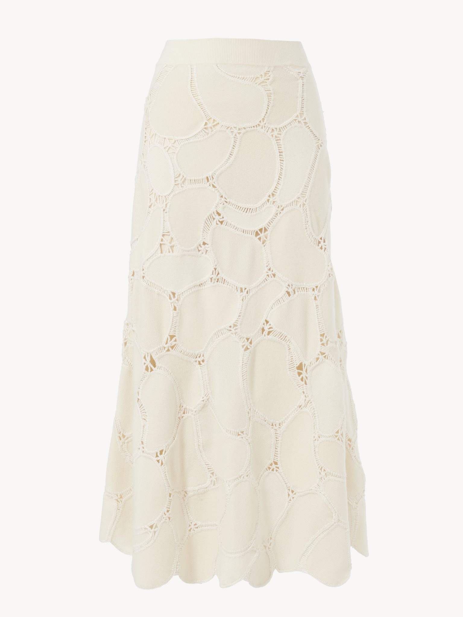 HAND-CROCHETED MID-LENGTH SKIRT - 4
