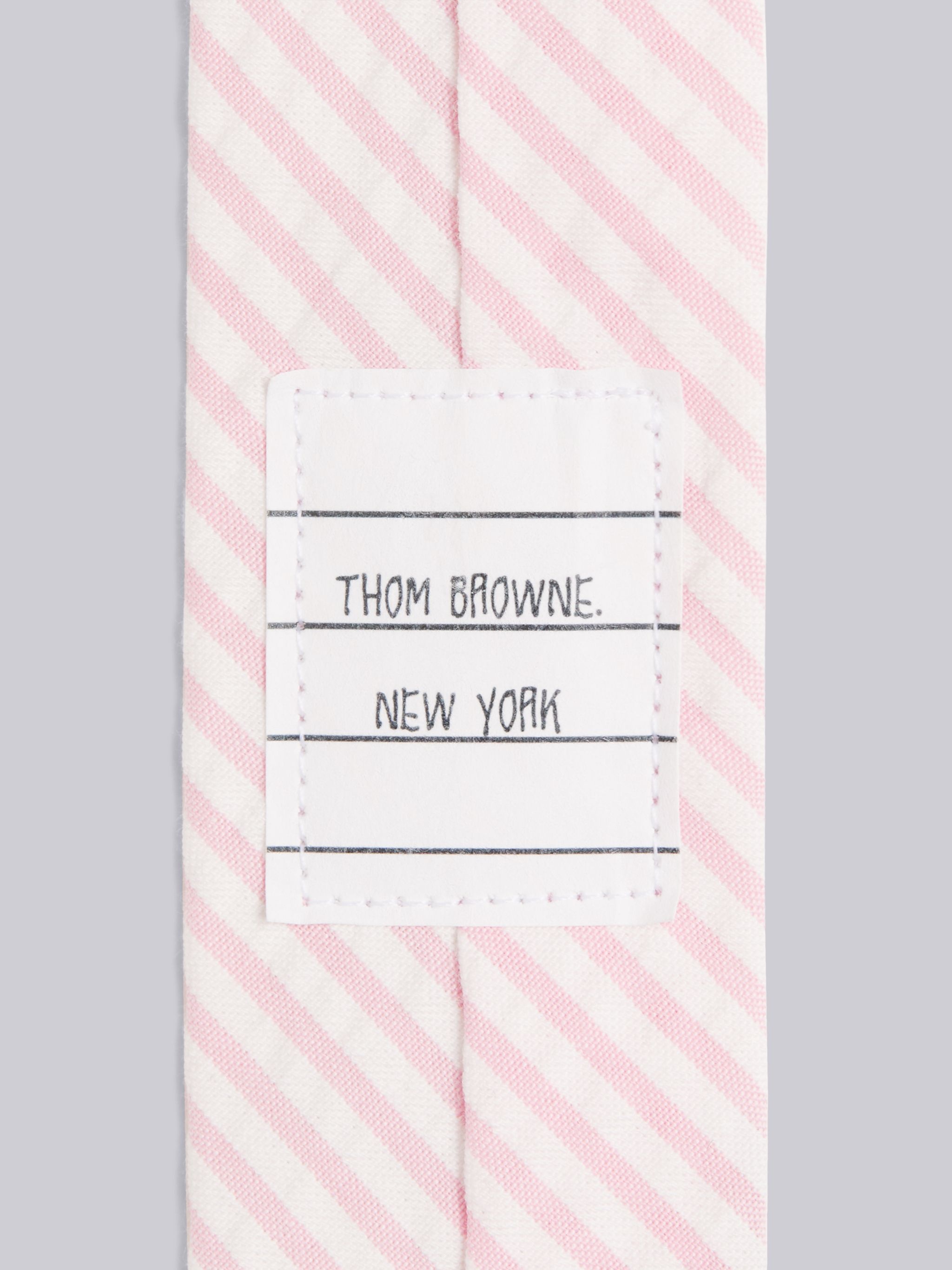 Pink Seersucker Classic Tie - 2