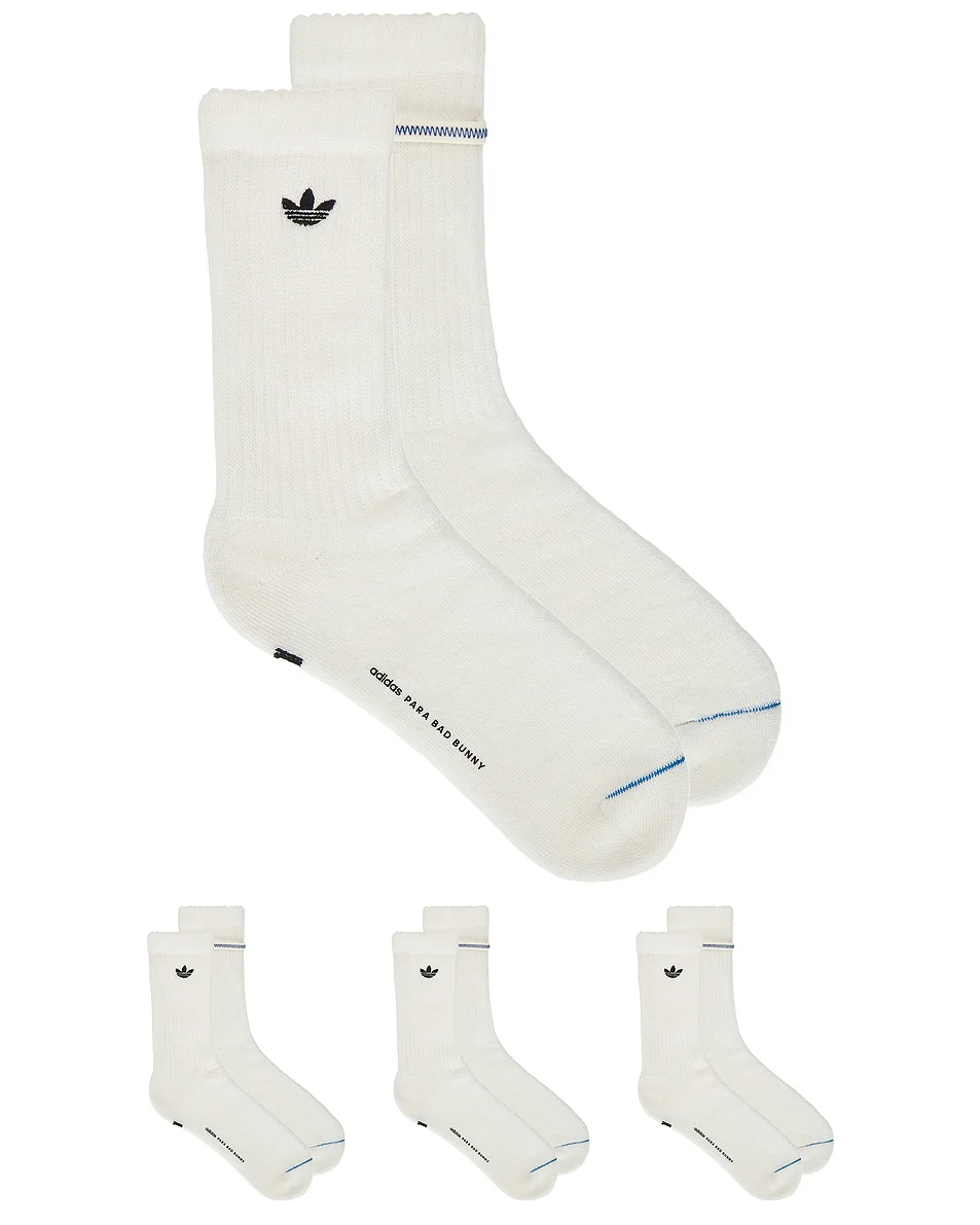 x Bad Bunny 3 Pack Socks - 1