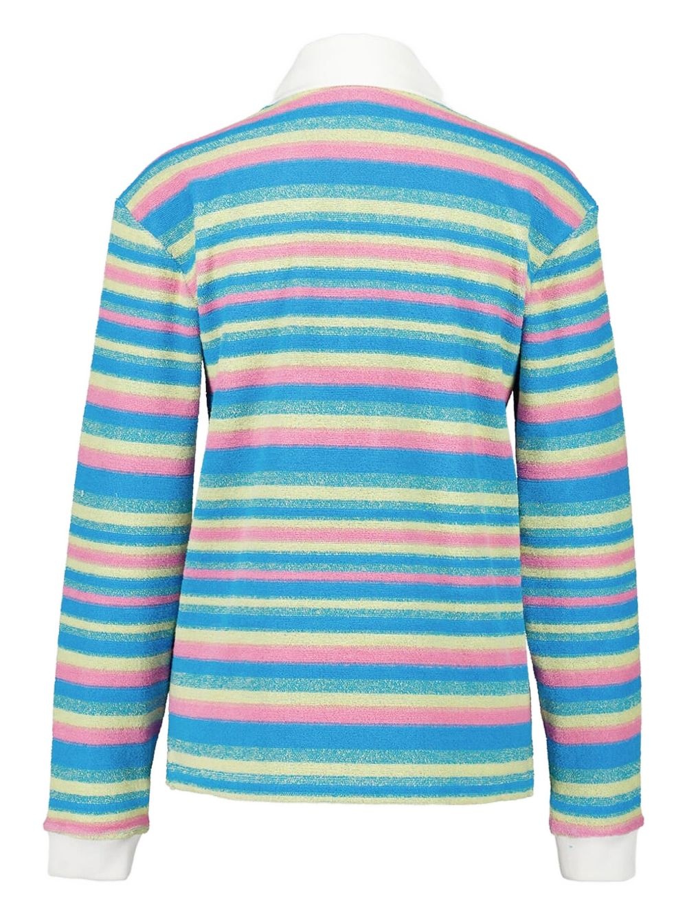 striped polo top - 2