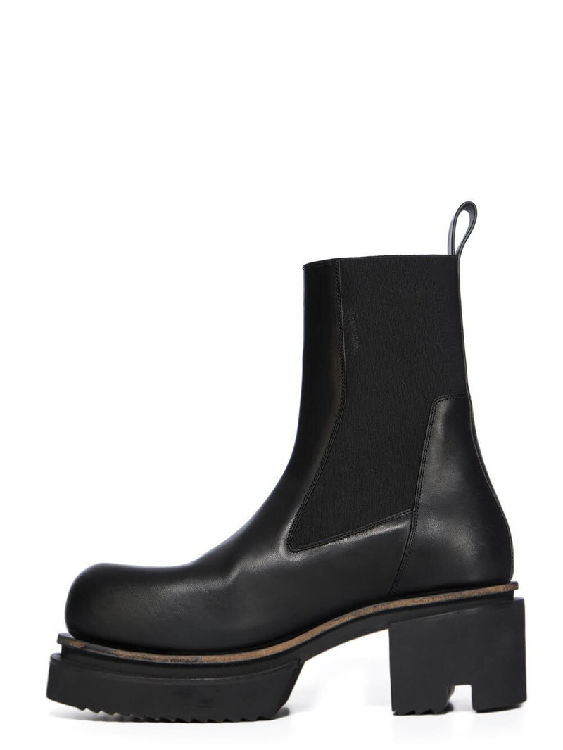 Rick Owens Beatle Bogun Boots Black outlook