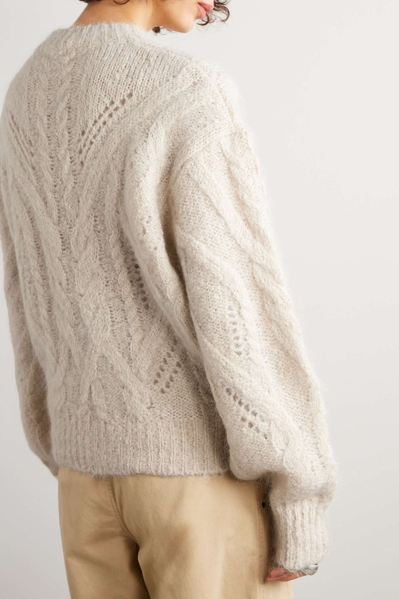 Eline cable-knit mohair-blend sweater 4