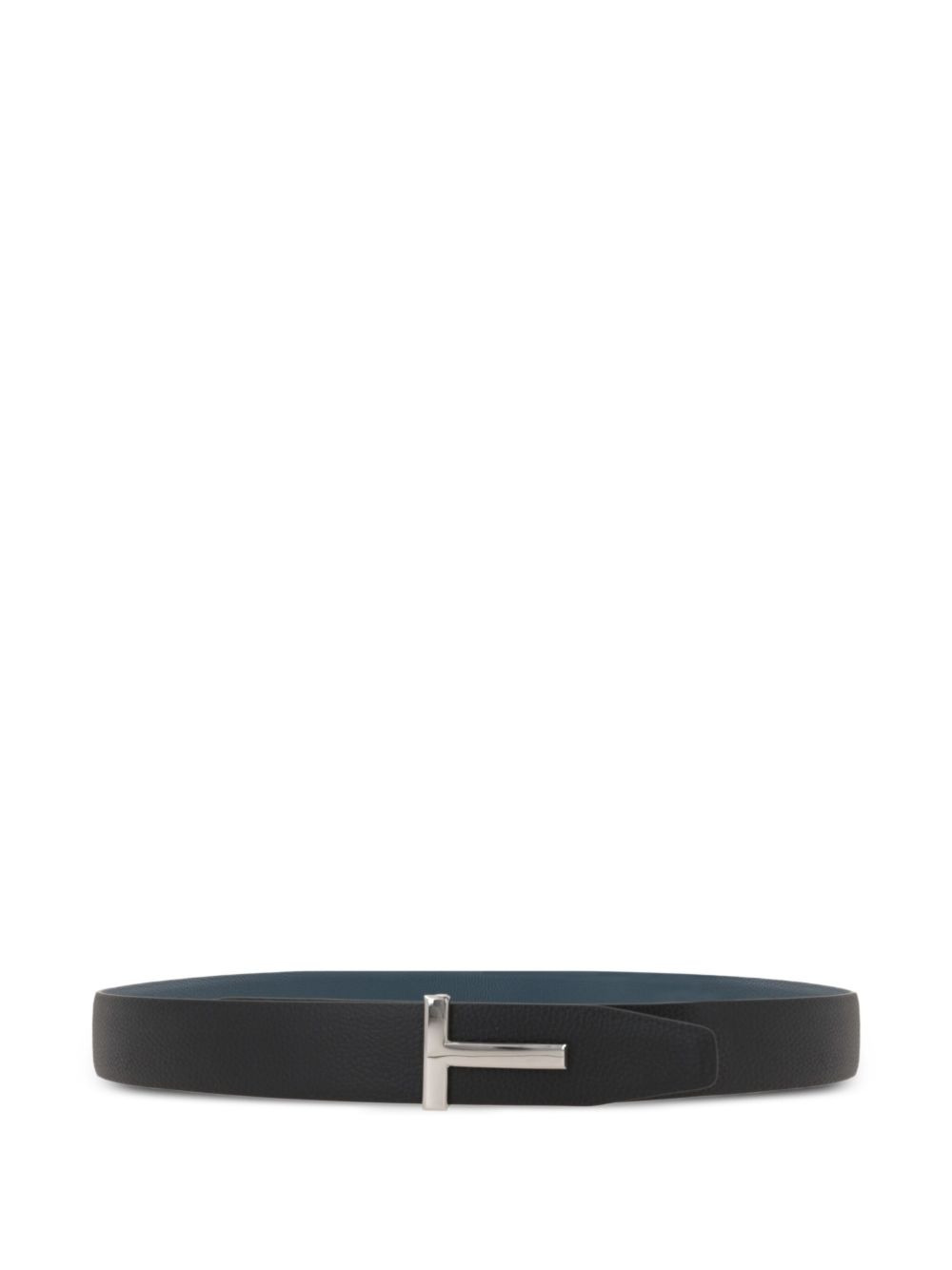 T-BUCKLE LEATHER BELT - 4