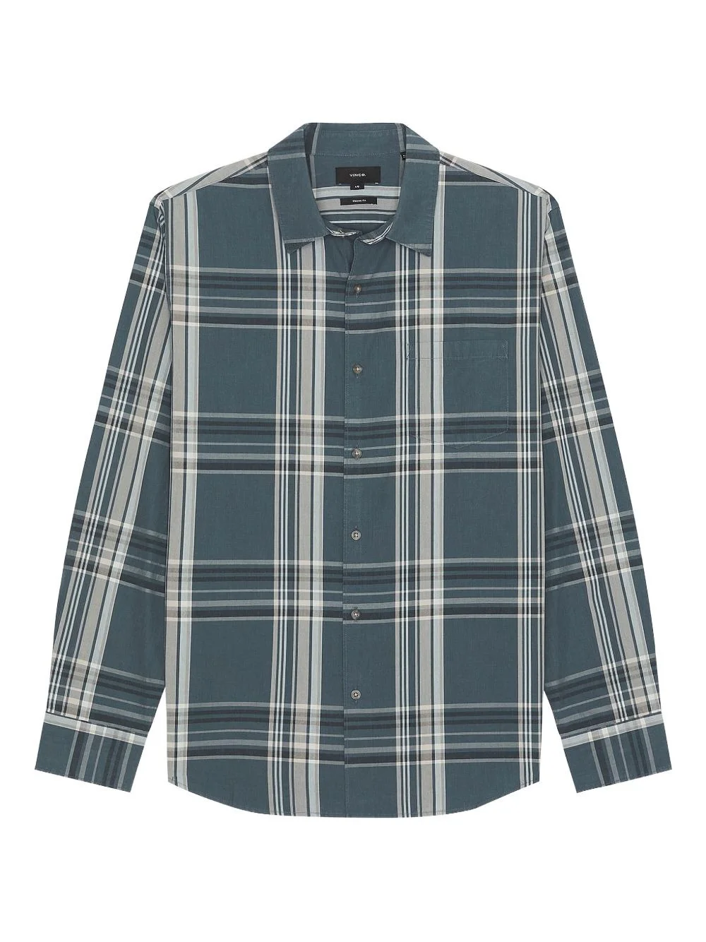 checked long-sleeve shirt - 1