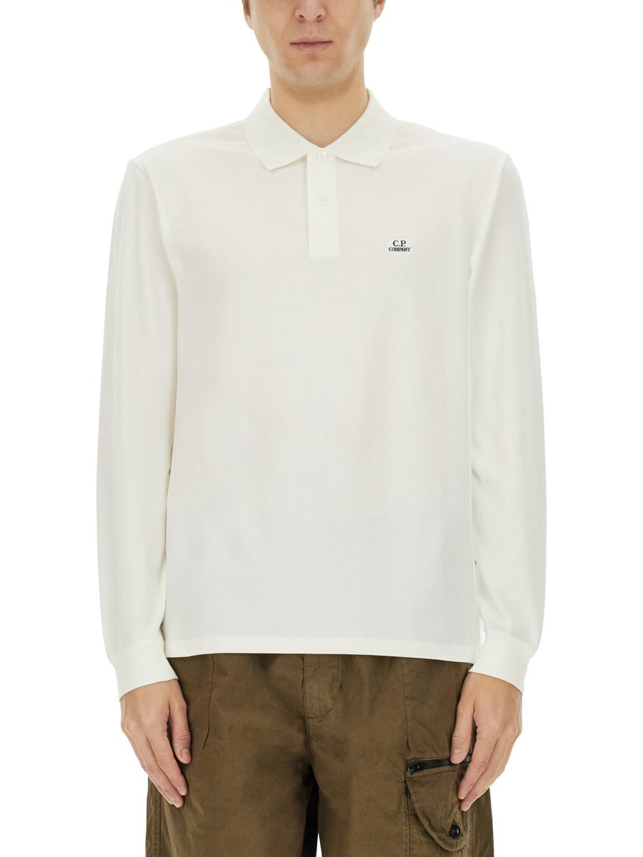 C.P. Company Men Stretch Pique Polo Shirt - 1