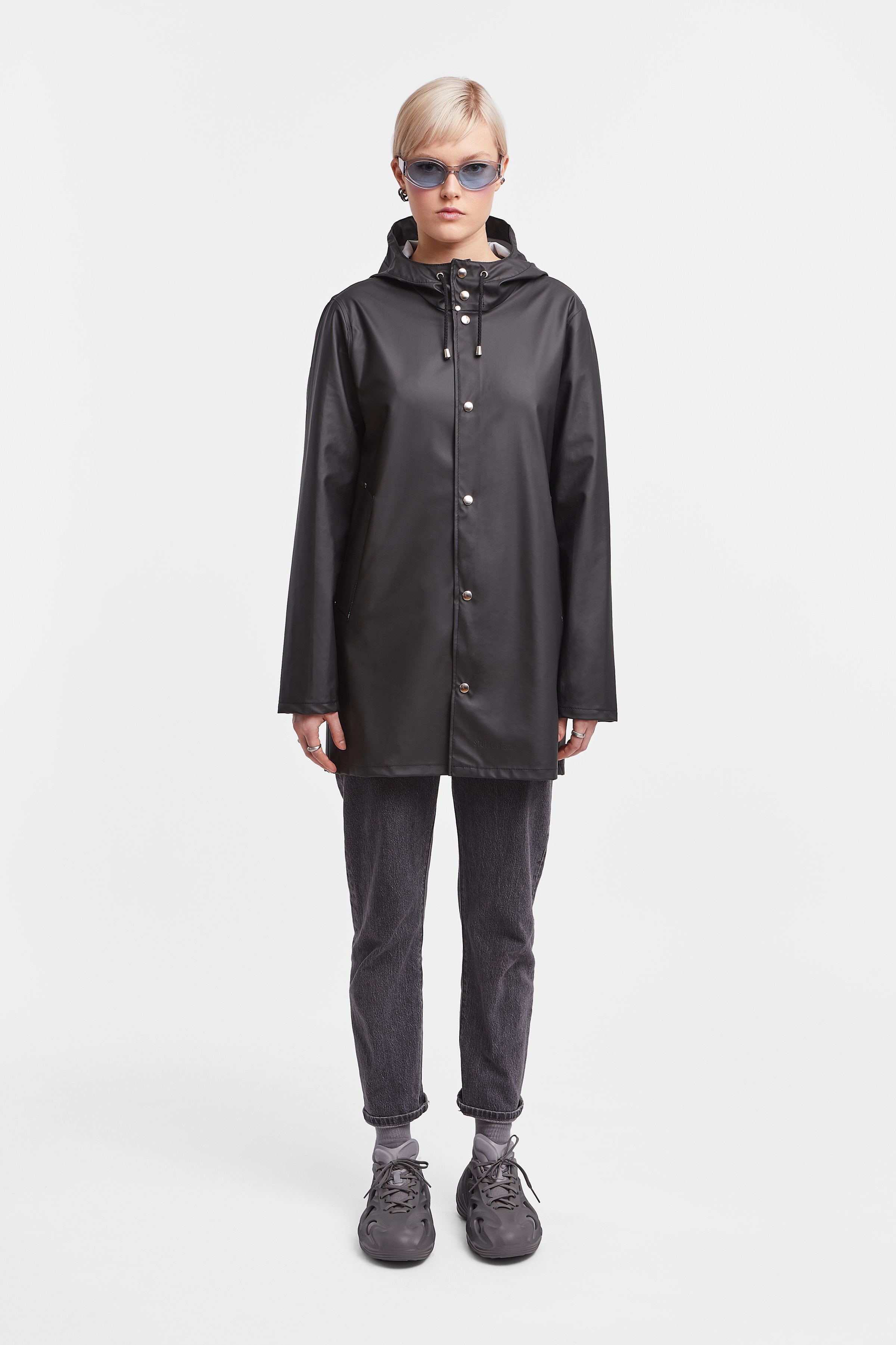 Stockholm Lightweight Raincoat Black - 2