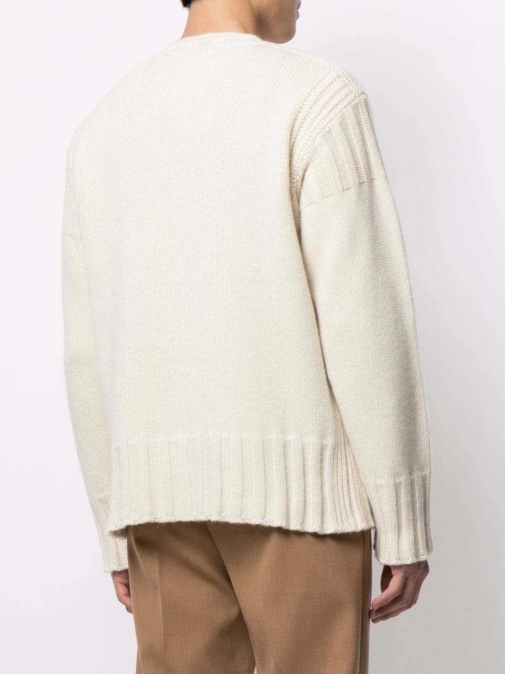 crew-neck cashmere jumper - 4