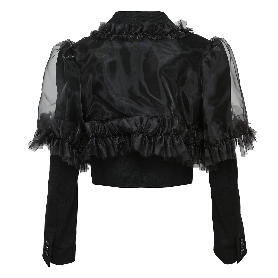 Wool Gabardine Polyester Jacket - 2