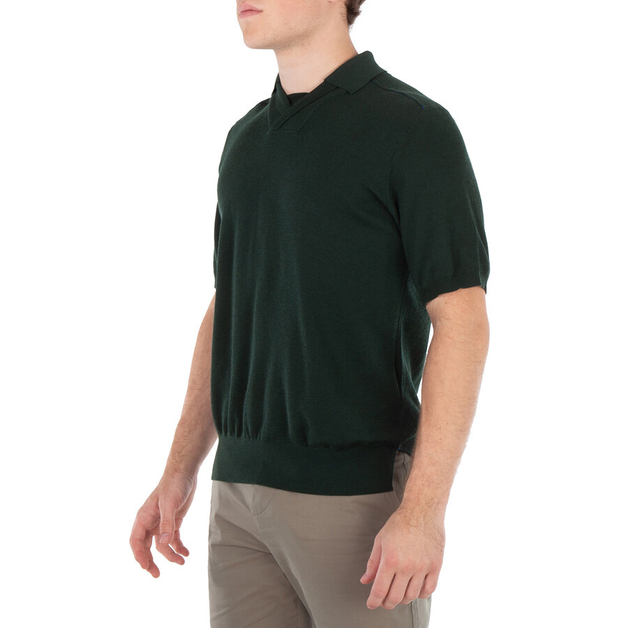 Burberry Knitted Wool Polo Shirt - 2