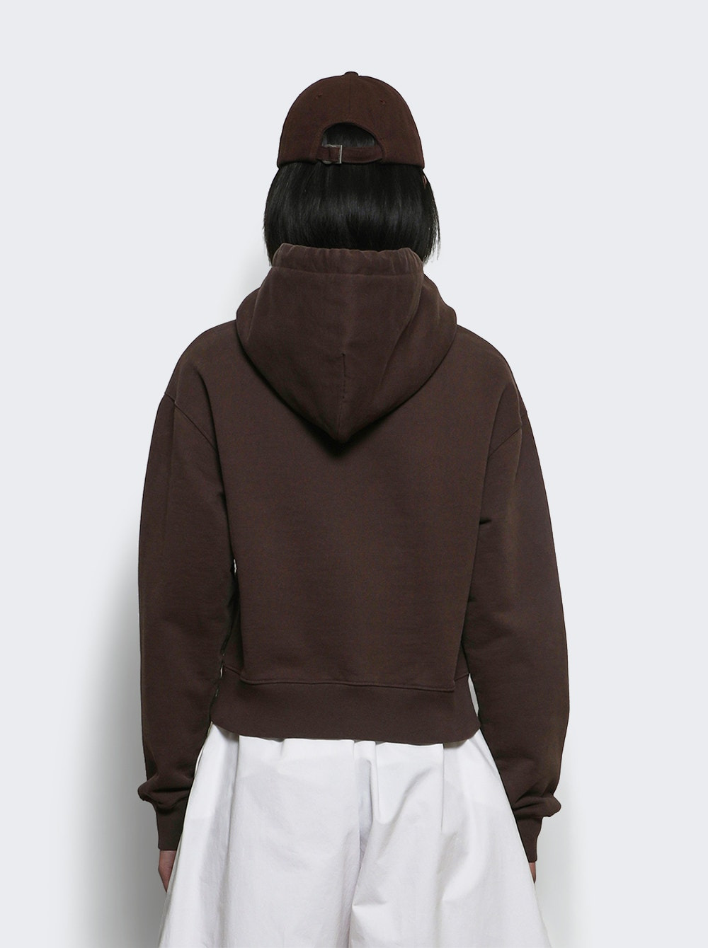 The Gros Grain Hoodie Dark Brown - 4
