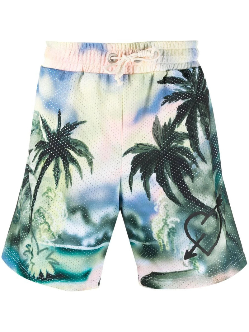 Paradise mesh track shorts 1