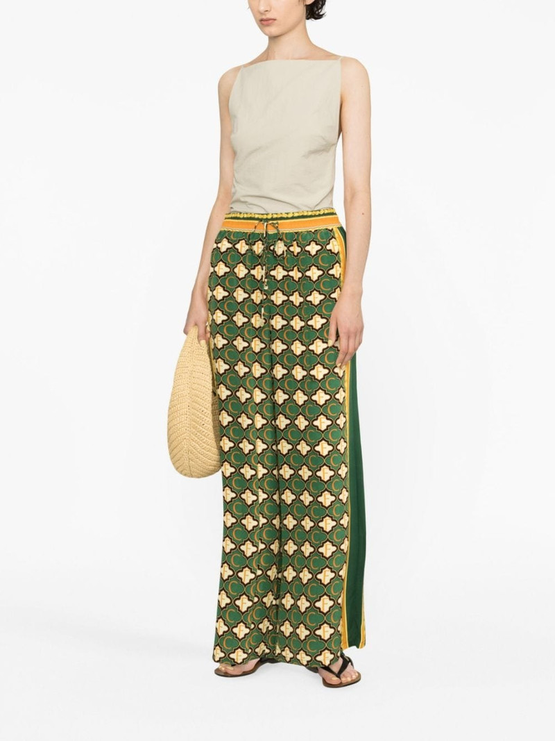 CAMILLA Jealousy And Jewels printed silk palazzo trousers outlook