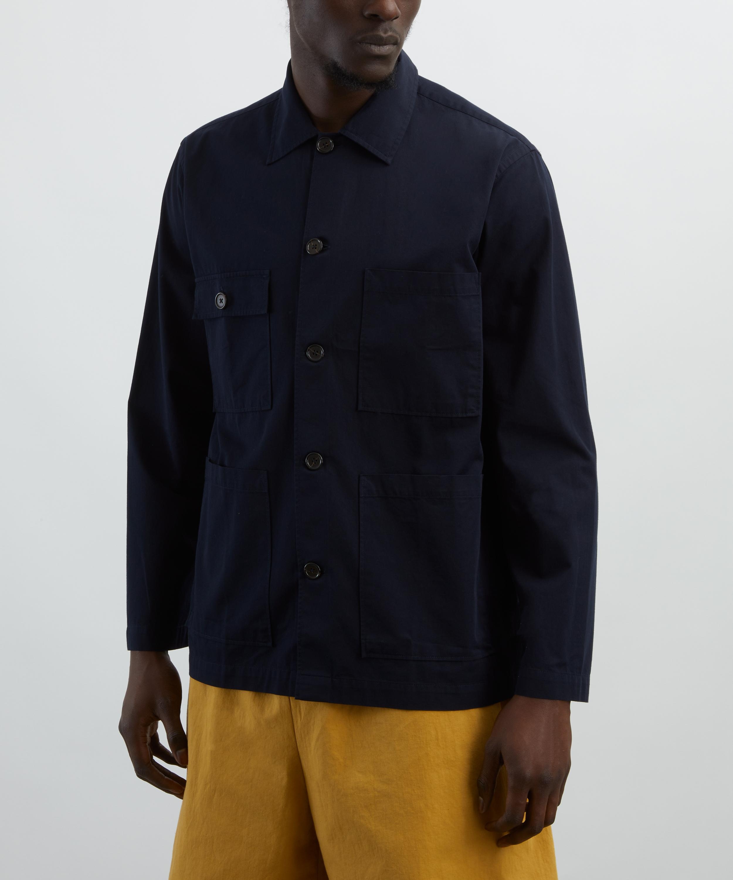 Navy Military Cotton Dockside Jacket - 3