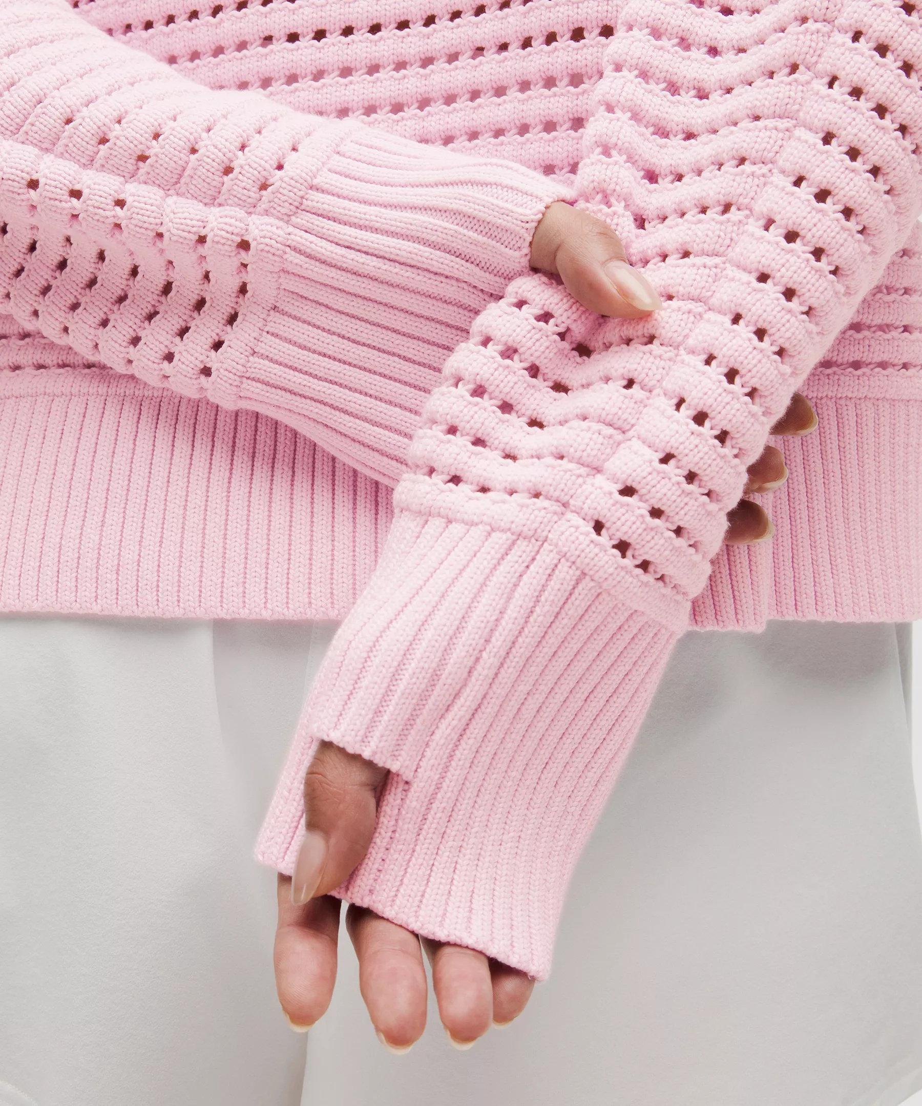 Cotton Crochet Pullover - 6
