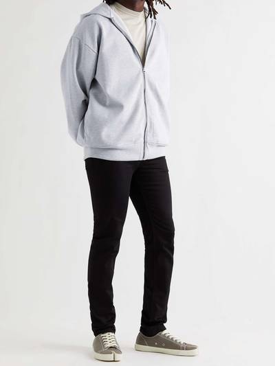 Acne Studios Forban Mélange Fleece-Back Cotton-Blend Jersey Zip-Up Hoodie outlook