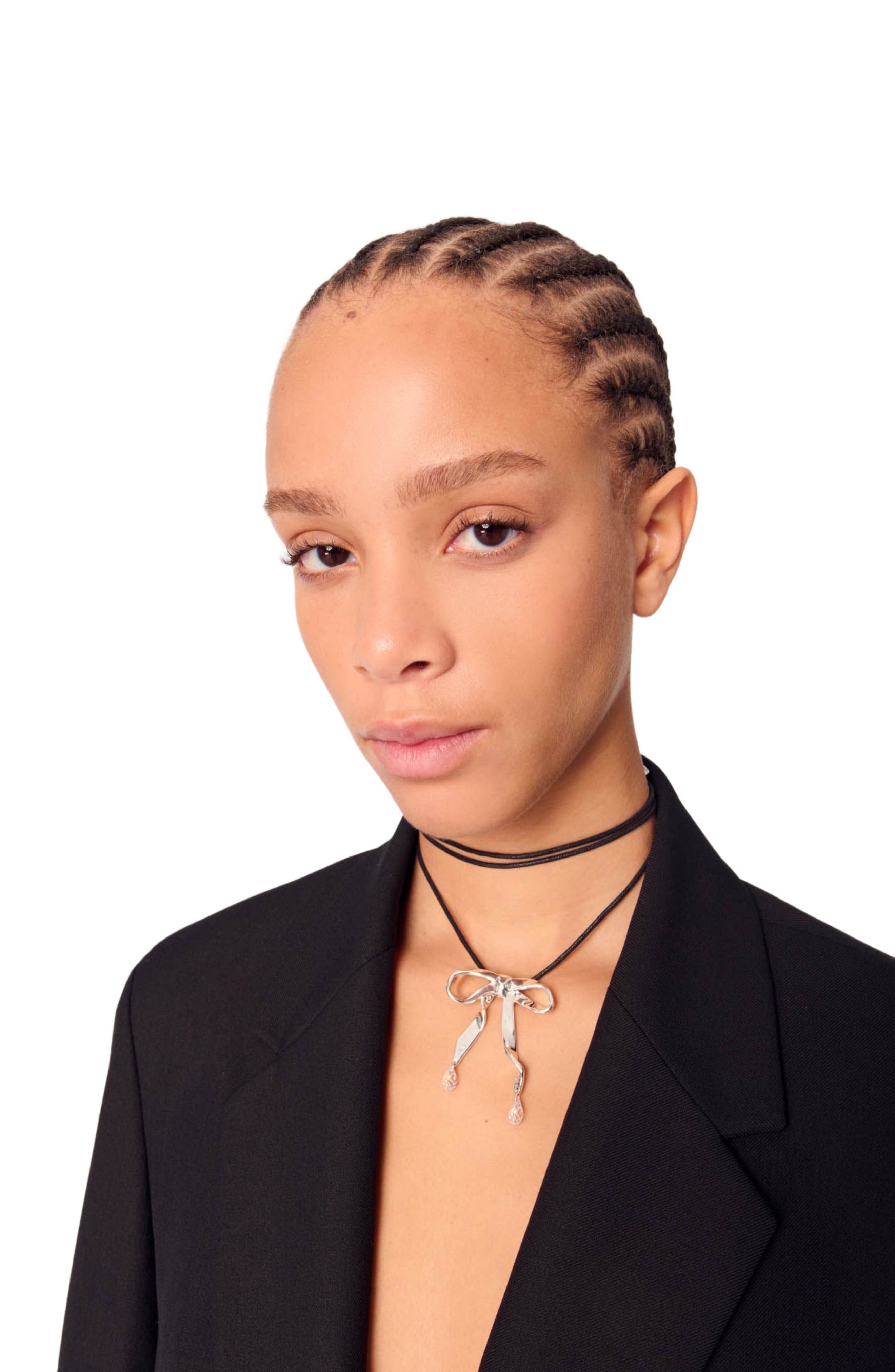 maje Belted suit jacket in Black at Nordstrom - 6