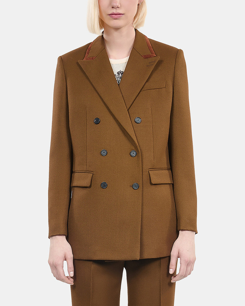 BROWN WOOL SUIT JACKET 3