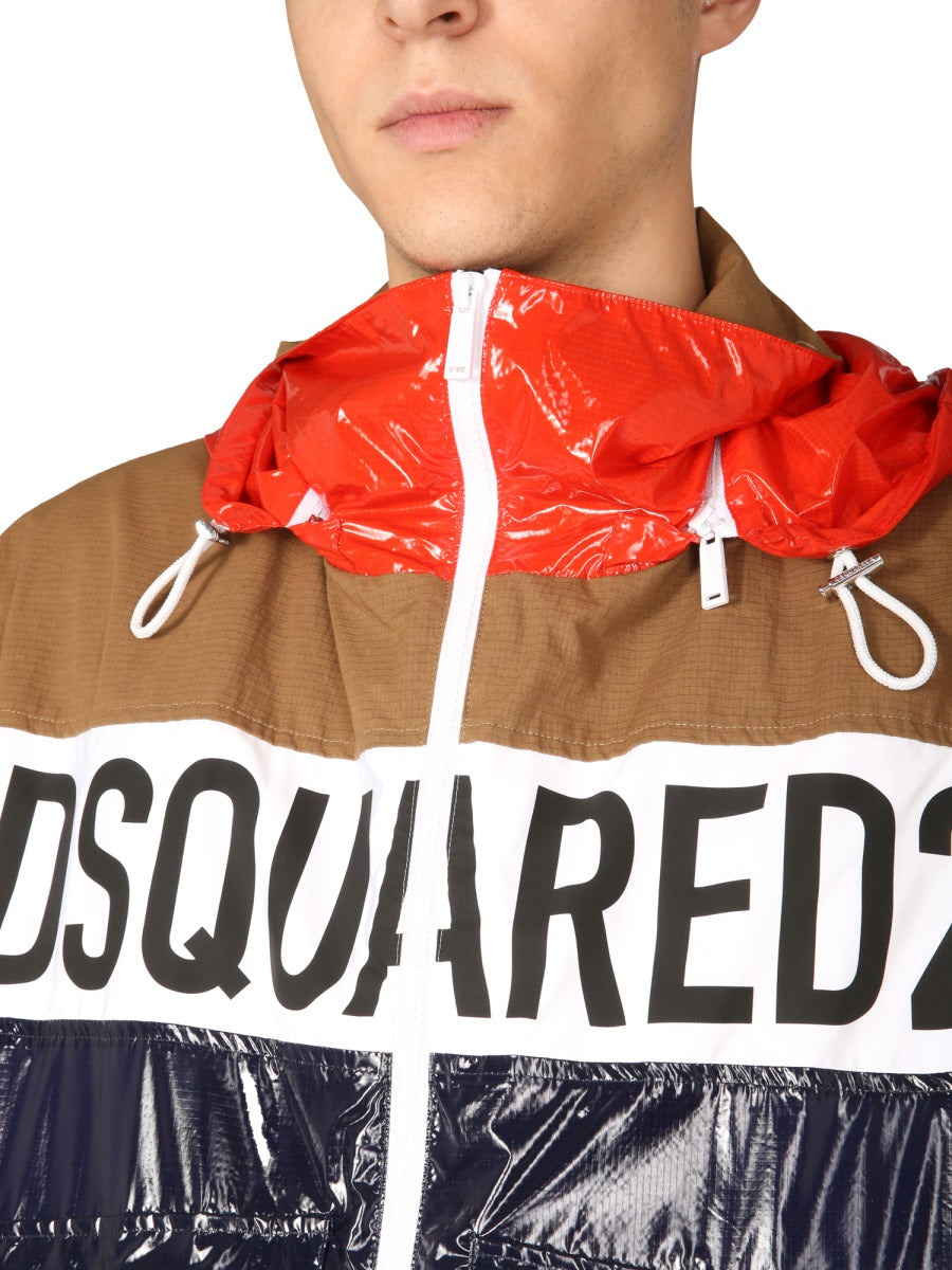 Dsquared Men Technical Fabric Bomber - 3