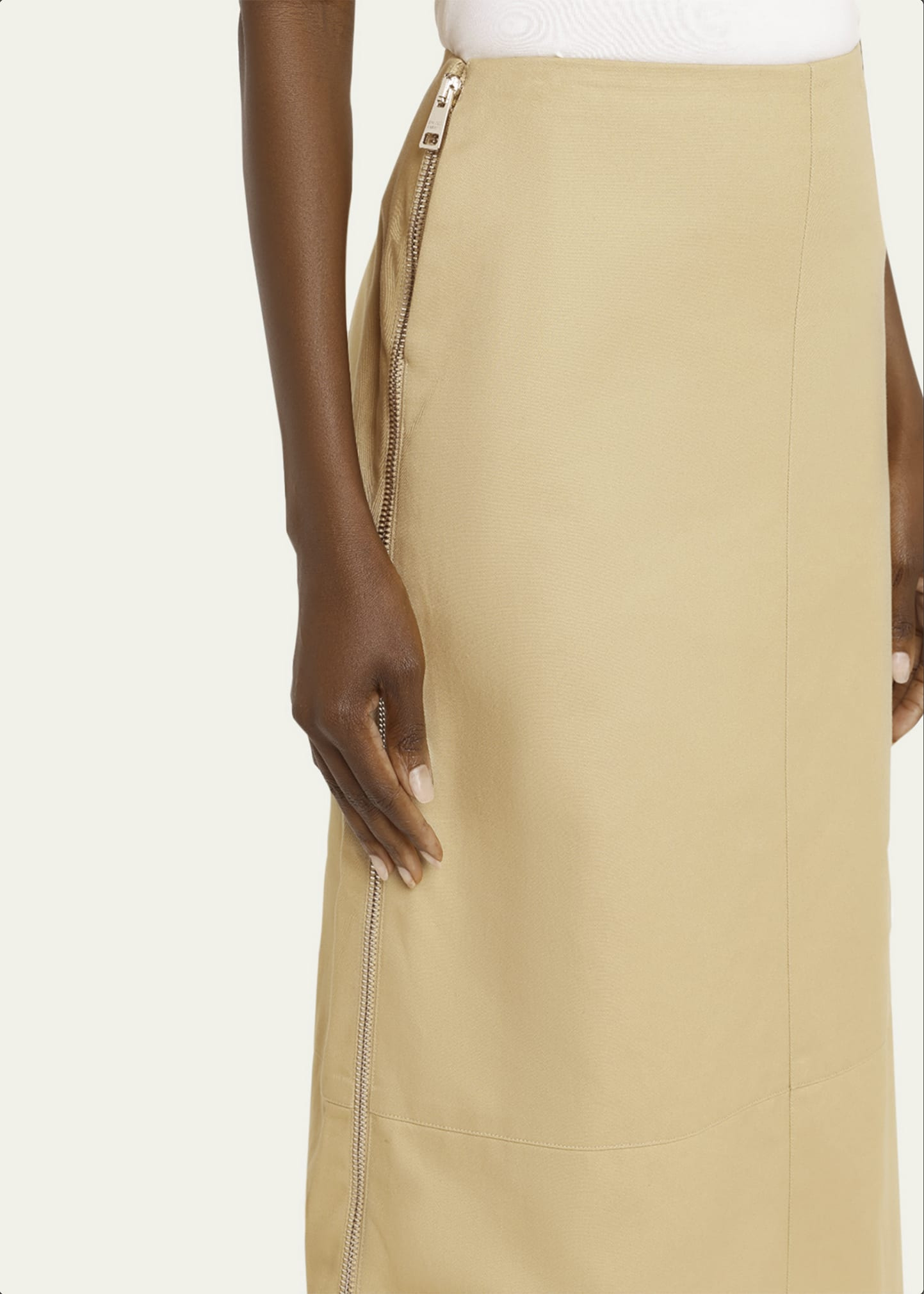Avery Side-Zip Midi Skirt - 5